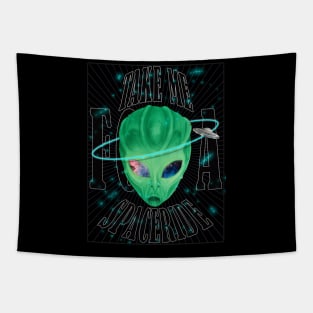 Take Me For A Space Ride Tapestry