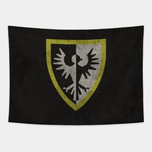 Bricks 5 - Black Falcons (Yellow) Tapestry