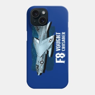 Vought F8 Crusader fighterjet Phone Case