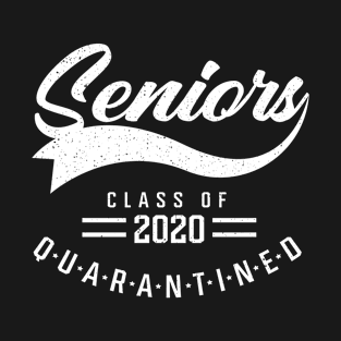 Seniors 2020 Quarantined Corona Virus Graduation Toilet Paper T-Shirt