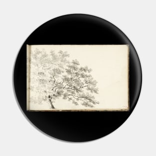 A Tree, with a Line of Trees Beyond, 1789 Pin