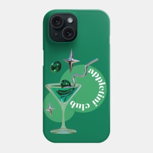 appletini martini cocktail Phone Case