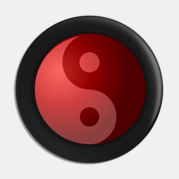 Neochi (red & black Yin Yang) Pin by NeoBrawlTCG