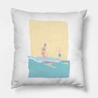 surfing sports women surfing surf girls surf girl world Pillow