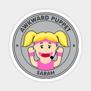 MEET SARAH AKWARD PUPPET Magnet