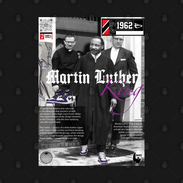 Martin Luther Sneaker Head by theofficialdb