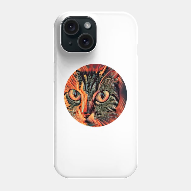 Four-Legged floppy cat Phone Case by GoranDesign