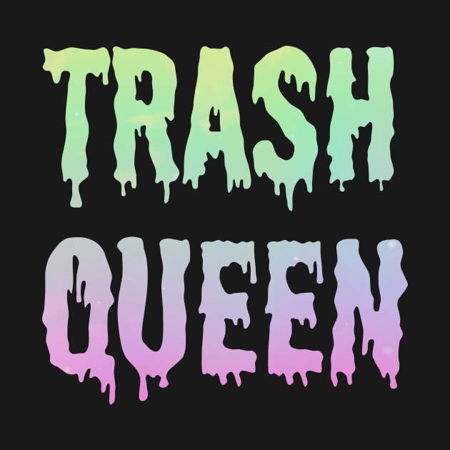 Rainbow Trash Queen by GlitterButt