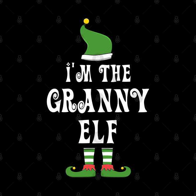 Granny Elf for Matching Family Christmas Group by jkshirts