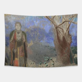 Buddha by Odilon Redon Tapestry