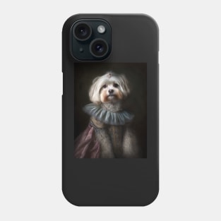 Royal Portrait of a Havanese Dog Phone Case