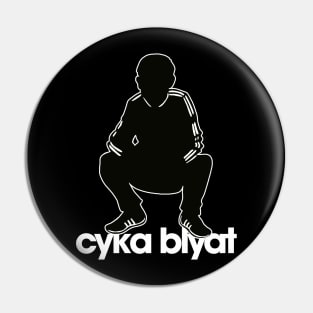 Slav Squat // Gopnik Gopnitsa Cyka Subculture Pin