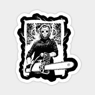 Chainsaw Halloween Havoc" Magnet