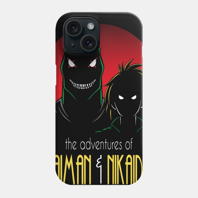 The adventures of Kaiman & Nikaido Phone Case by Andriu