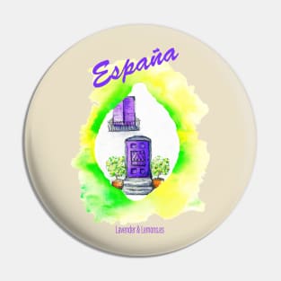 Espana Lavender Doorway & Lemon Trees Pin