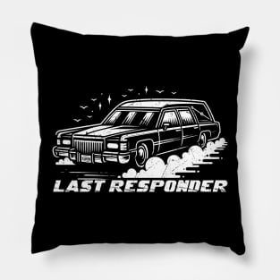 Last Responder // Hearse Retro Design Pillow