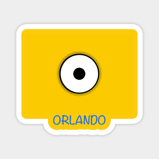 MINI YELLOW ORLANDO Magnet