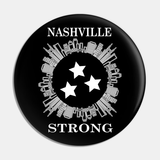 Mens Womens Nashville Tennessee Strong Pin by Nicolas5red1