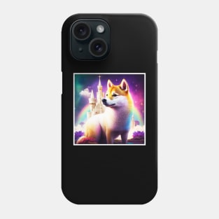 Shiba Inu Dog, Magical Land, Fantasy Phone Case