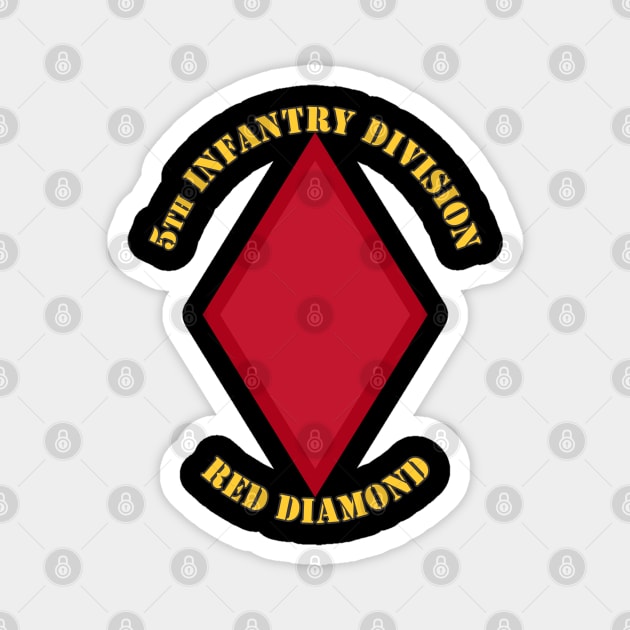 5th Infantry Division Magnet by MBK