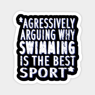 Lifeguard saying sport breaststroke Magnet