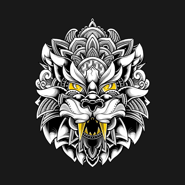 Ornate Tiger by GODZILLARGE