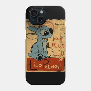 Tournee De L'Alien Bleu Phone Case