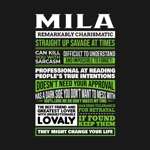 Mila by Guitar Hero-Typography 