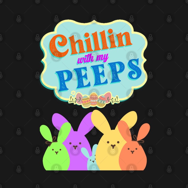 Chillin with my Peeps by sticker happy