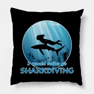 Sharkdiving Pillow