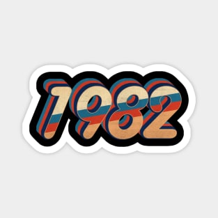 1982 - vintage retro 70s future b Magnet