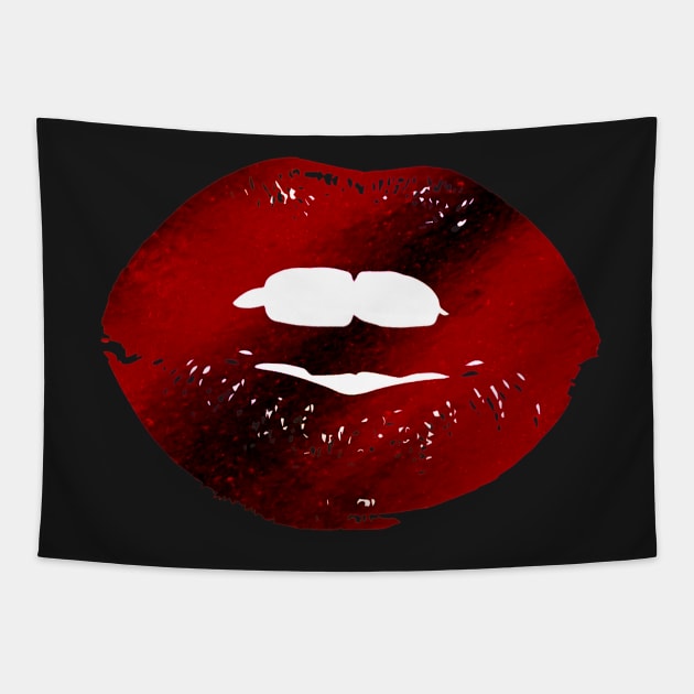 LIPPY Tapestry by BoneArtPetite