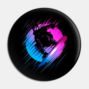 Rising Snowboard Pin