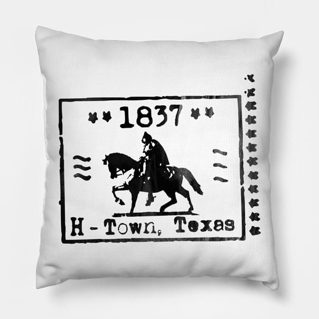 Houston Pillow by KnuckleTonic