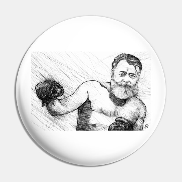 ERNEST HEMINGWAY pencil portrait .1 Pin by lautir