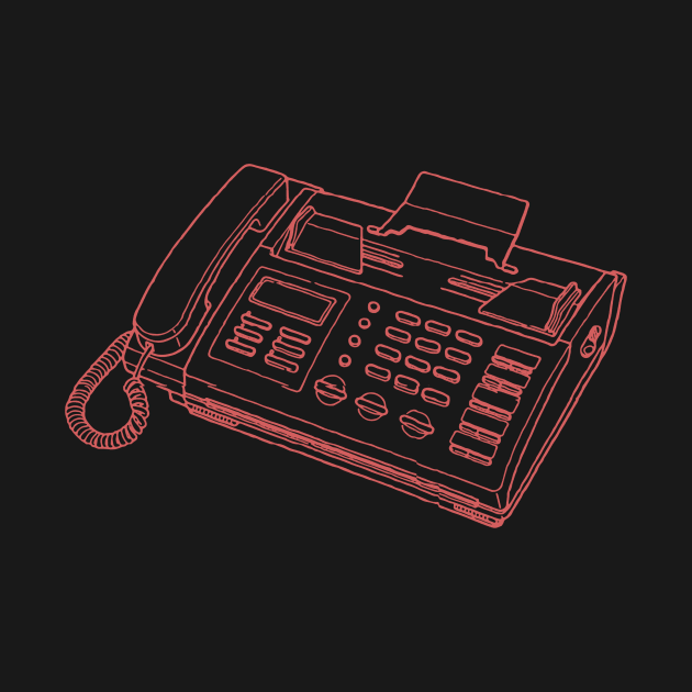 Modern Fax Phone Diagram by New East 
