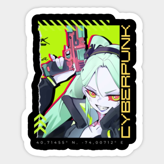 Cyberpunk Anime Vinyl | Sticker