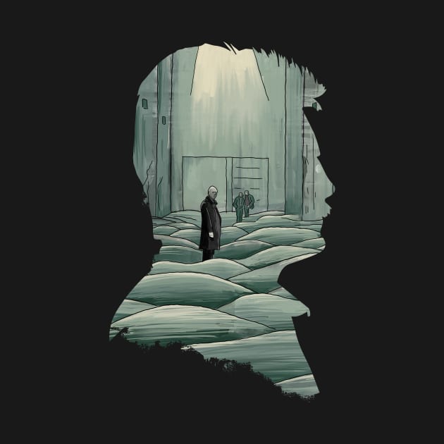 Andrei Tarkovsky´s Stalker Illustration Silhouette by burrotees