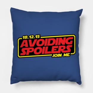 Avoiding Spoilers Pillow