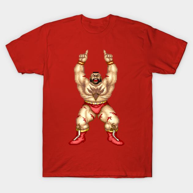 Red Cyclone - Zangief - T-Shirt | TeePublic