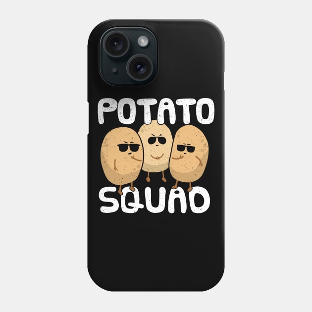 Potato Squad Shirt - Funny Potato Sunglasses Phone Case by propellerhead