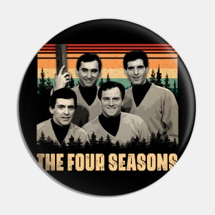 Legendary Doo-Wop Vibes The Seasons Pin