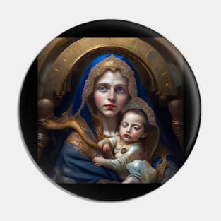 Madonna and Child Pin