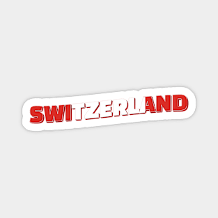 Switzerland Vintage style retro souvenir Magnet