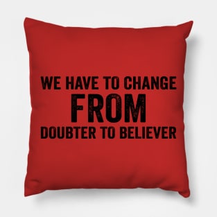 Jurgen Klopp - Text Style Black Font Pillow