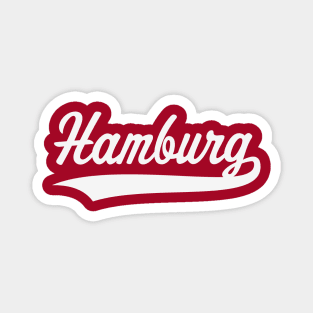 Hamburg (Freie Und Hansestadt / White) Magnet