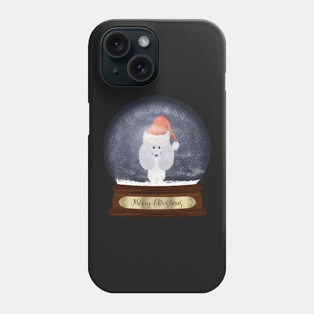 Poodle Christmas Gift Phone Case by DoggyStyles