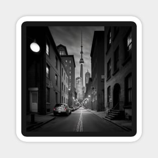 Life in Black and White Toronto Ontario Magnet