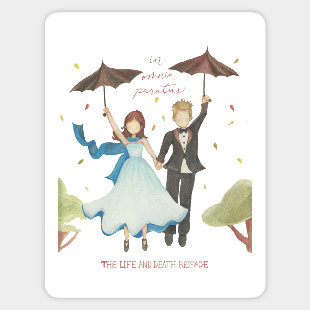 In Omnia Paratus Gilmoregirls Sticker Teepublic In Omnia Paratus Gilmoregirls Sticker Teepublic