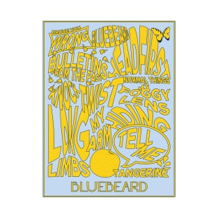 Bluebeard Poster (Tracklist) - The Brook & the Bluff T-Shirt